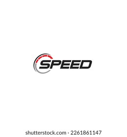 Speed logo or wordmark design