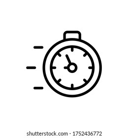 Speed, manufacturing icon. Simple line, outline vector elements of production icons for ui and ux, website or mobile application