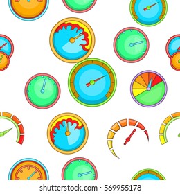 Speed measurement pattern. Cartoon illustration of speed measurement vector pattern for web