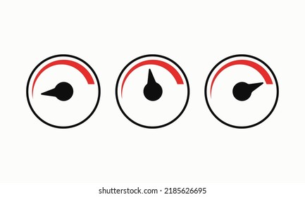 Speed measurement. Vector illustration. Movement, internet, connection, online, speed test, data transfer, slow, fast, speedometer, speedo, clock. Technology concept. Vector line icon for Business.