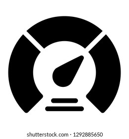 speed meter glyphs icon