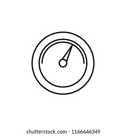 speed meter icon. Element of car workshop icon for mobile concept and web apps. Thin line speed meter icon can be used for web and mobile