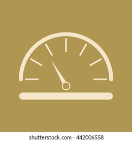 Speed Meter Icon. Eps-10.