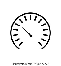 Speed meter icon vector png isolated on white background. Easily editable vector eps 10.