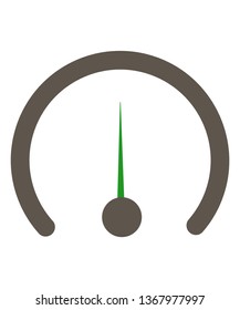 Speed meter trendy icon on white background for web graphic