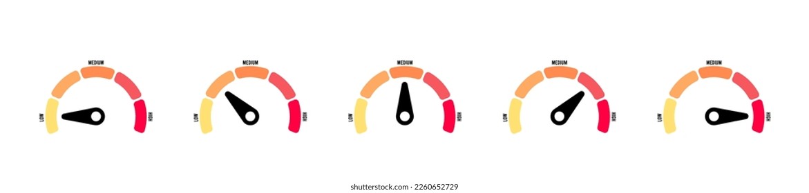 Speed metering dial vector icon illustration