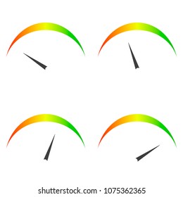 Speed metering icon vector illustration isolated on white background.