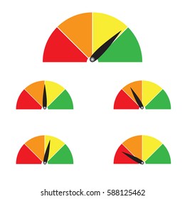 Speed metering icon vector illustration isolated on white background