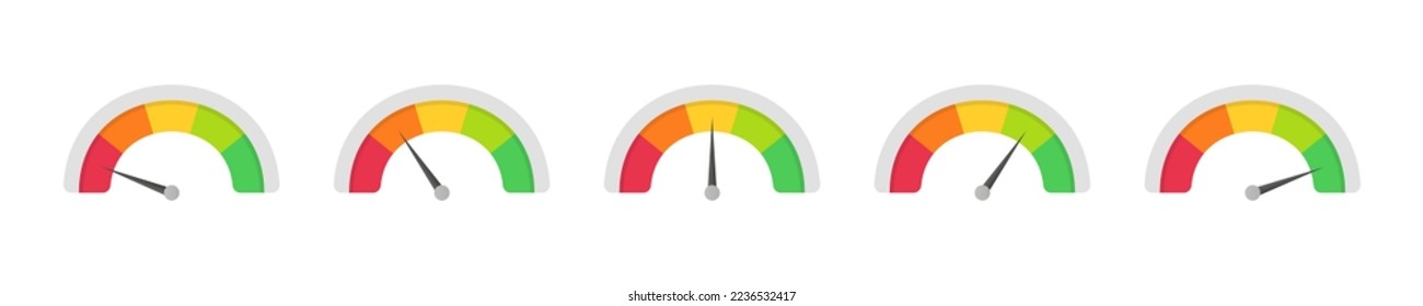 Speed metering or rating icon. Vector illustration
