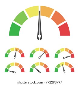 Speed metering or rating icon. Vector illustration