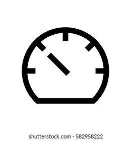 Speed mini line, icon, background and graphic. The icon is black and white, linear  flat, vector, pixel perfect, minimal, suitable for web and print. 