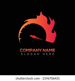 Speed Miter logo vector illustration design 