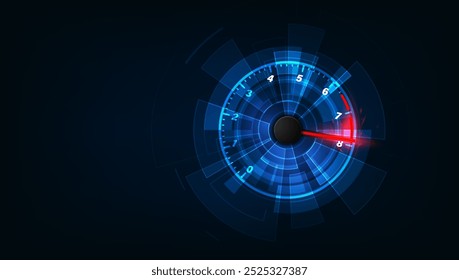 Plano de fundo de movimento de velocidade com carro velocímetro rápido. Plano de fundo da velocidade de corrida.	
