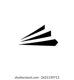 Design des Vektor-Logos für die Geschwindigkeitsbewegung