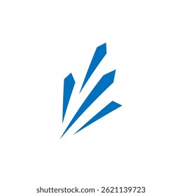 Speed motion energy vector logo design