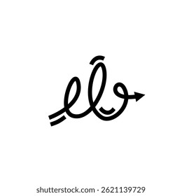 Speed motion energy vector logo design