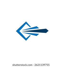 Speed motion energy vector logo design