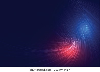 líneas de movimiento de velocidad en estilo curvado