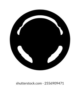 Speed motor car steering wheel silhouette vector illustration design on white background.