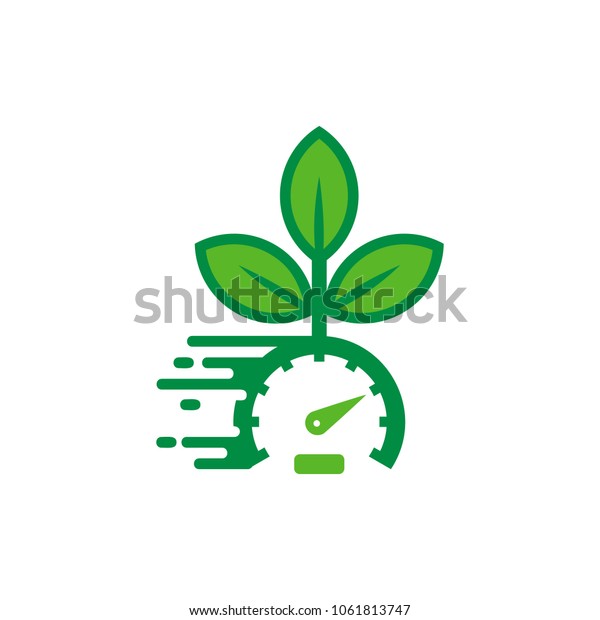 Speed Nature Logo Icon\
Design