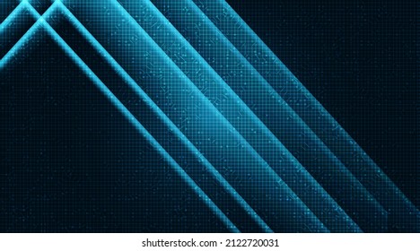 Velocidad de fondo de la tecnología neón, diseño digital y de concepto de conexión,Ilustración vectorial.