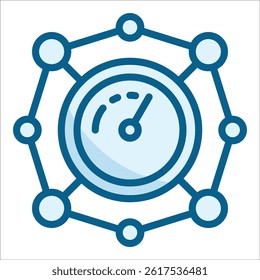 Speed Networking Icon Element For Design