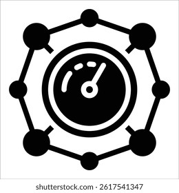 Speed Networking Icon Element For Design