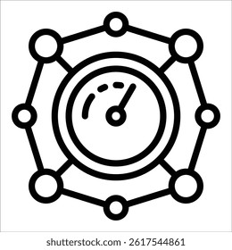 Speed Networking Icon Element For Design