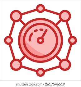 Speed Networking Icon Element For Design