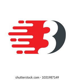 Speed Number Design Logo
