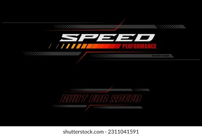 
speed performance typography t-shirt design and etc.
