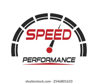 Speed Performance Vector illustration Logo Design.