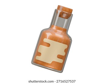 Icono de poción de velocidad Ilustración 3D Render