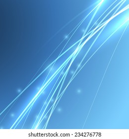 Speed power electric bandwidth lines waves. Vector illustration