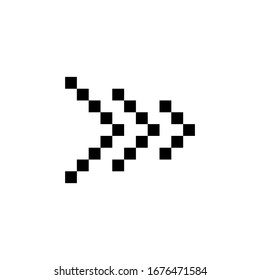 speed, race, military, next, back, fast and arrow icon. Perfect for application, web, logo, game and presentation template. icon design pixel art and line style