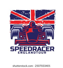 speed racer and england flag