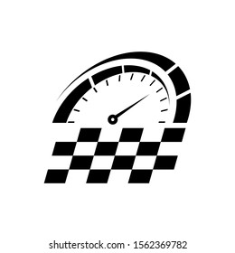 speed racer icon logo template, speed racer vector element