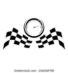 speed racer icon logo template, speed racer vector element