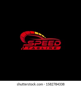 Speed Racer Logo Template. Luxury Car Silhoutte. Fast Logo. Speed Element. Vector Illustrations