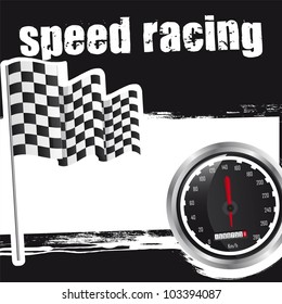 speed racing background with space for copy. vector illustration