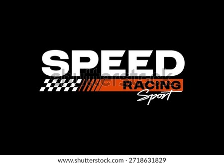speed racing and graphic illustration
