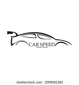 SPEED RACING LOGO, ELEGANT, MODERN IMPRESSIVE LOGO.