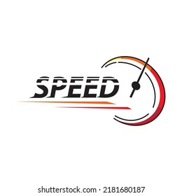 Speed racing logo vector flat design