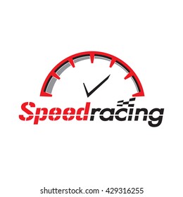 Speed Racing Logo Vector Graphic Design Stock Vector (royalty Free 