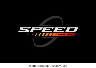 speed racing trendy fashionable vector t-shirt and apparel design, typography, print, poster. Global swatches. 