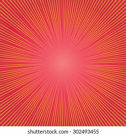 Speed radial lines graphic background effects for comic books
