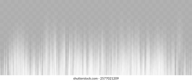 Speed rays, light neon flow, zoom in motion effect, silver glow speed lines, colorful light trails, stripes. Abstract background, vector illustration.