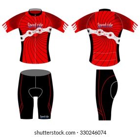 Speed ride sports t-shirt,cycling vest design vector on a white background