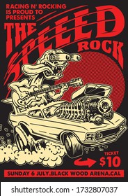 Speed Rock Gig Poster Flyer Template
