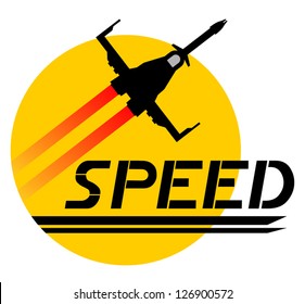 Speed rocket svg